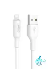 Кабель USB Lightning 8 pin FaisON HX25 Soarer, 1.0 м, круглый, 2.1A