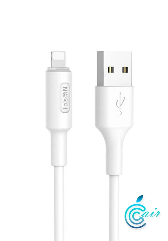 Кабель USB Lightning 8 pin FaisON HX25 Soarer, 1.0 м, круглый, 2.1A
