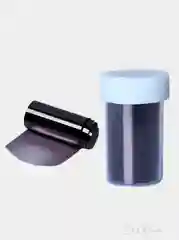Угольный фольга голографическая для маникюра