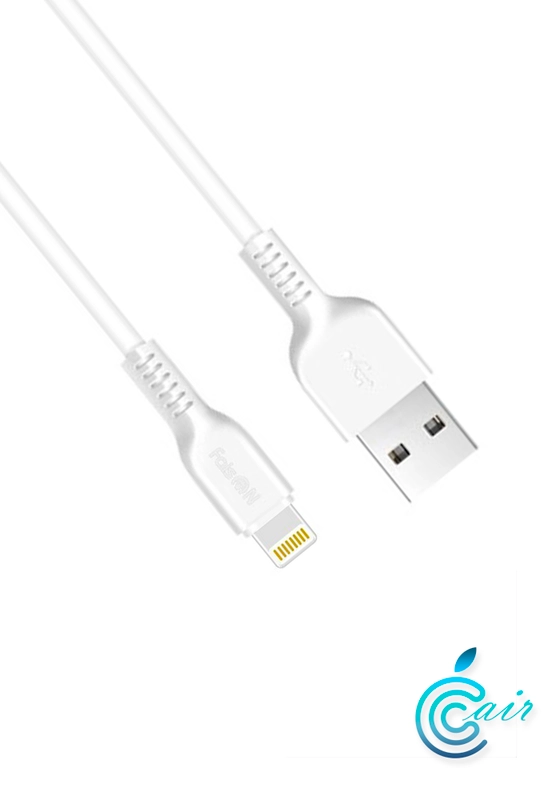 Кабель USB - 8 pin FaisON HX20, 3.0 м, круглый, 2.1A, силикон