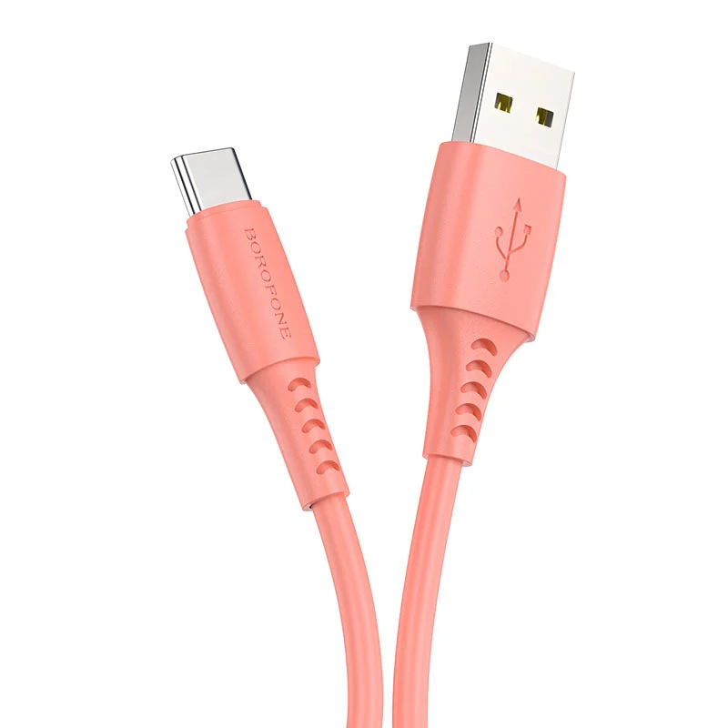 Коралловый кабель BX40 Multicolor superior для iPhone 12, USB на USB-C