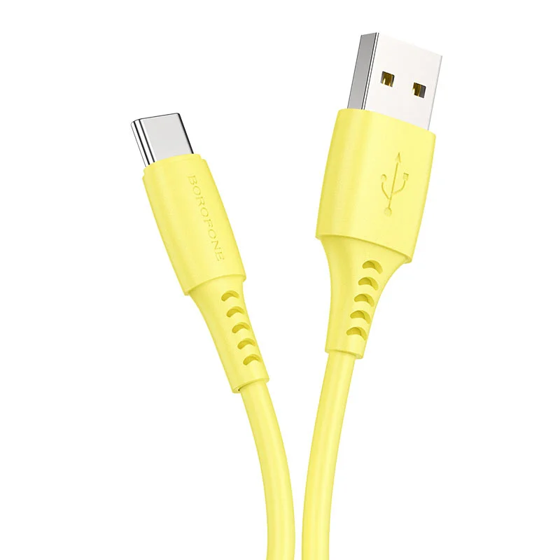 Лимонный кабель BX40 Multicolor superior для iPhone 12, USB на USB-C