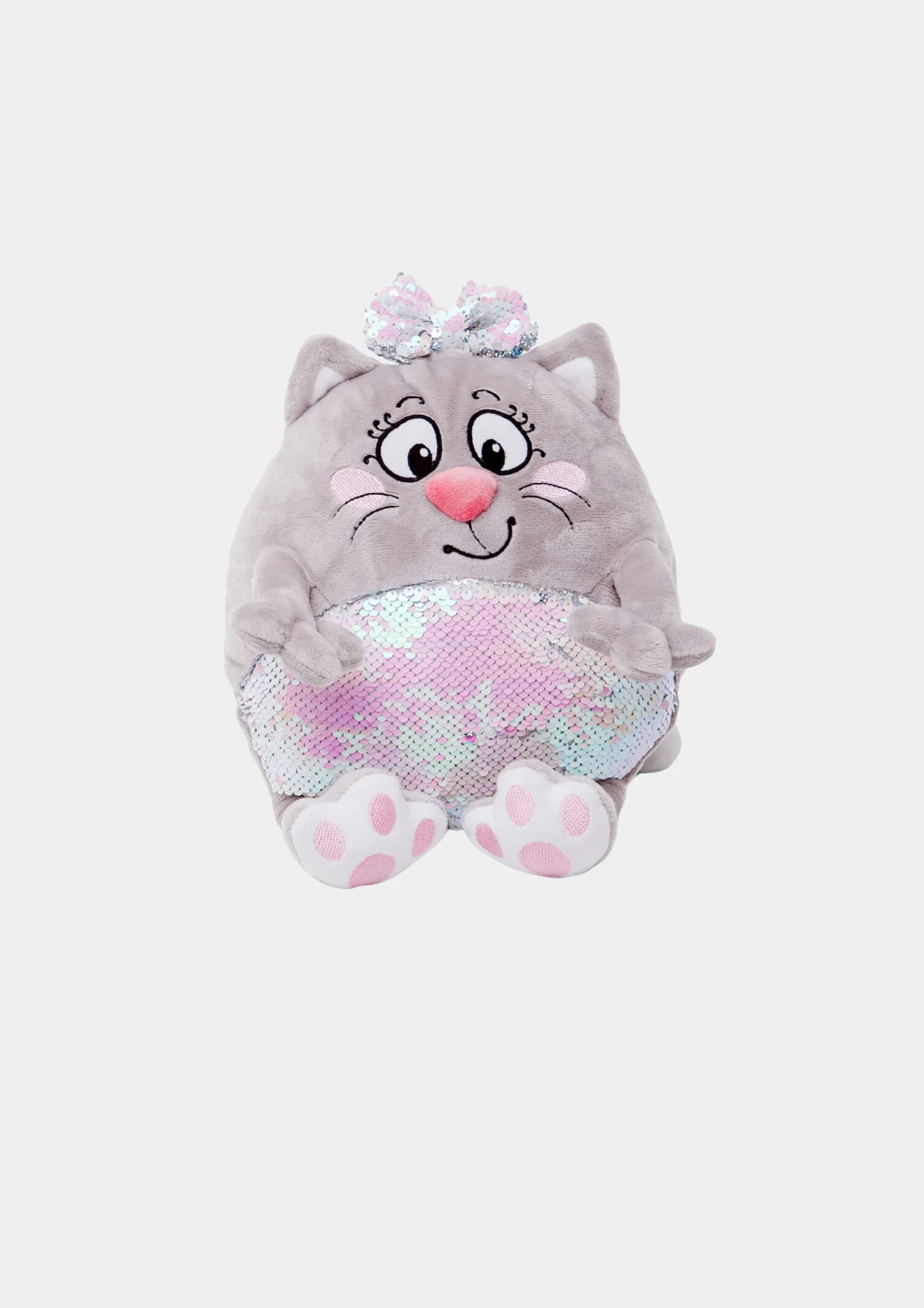 Мягкая игрушка кошечка Блестяшка, 33 см