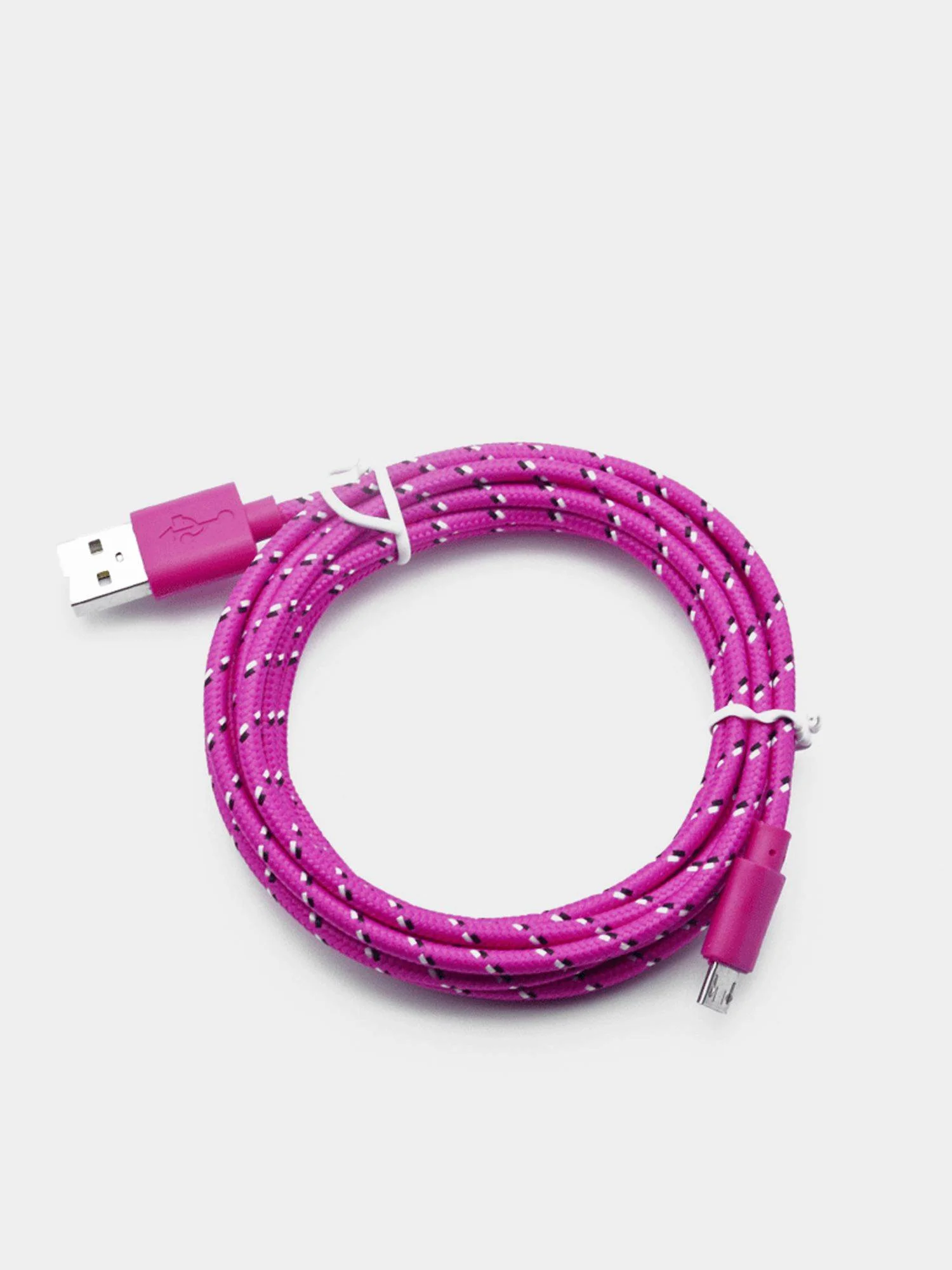 Фуксия кабель micro USB, для зарядки, 1 метр