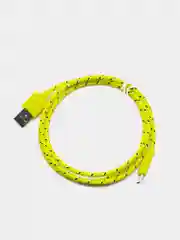 Желтый кабель micro USB, для зарядки, 1 метр