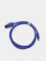 Фиолетовый кабель micro USB, для зарядки, 1 метр