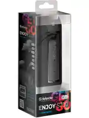 Черный портативная колонка Defender 10Вт BT/FM/TF/USB/AUX