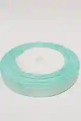 Мятный лента репсовая, 12мм, рулон, 18 метров