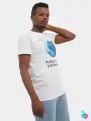 Белый футболка hornY rabbiT мужская