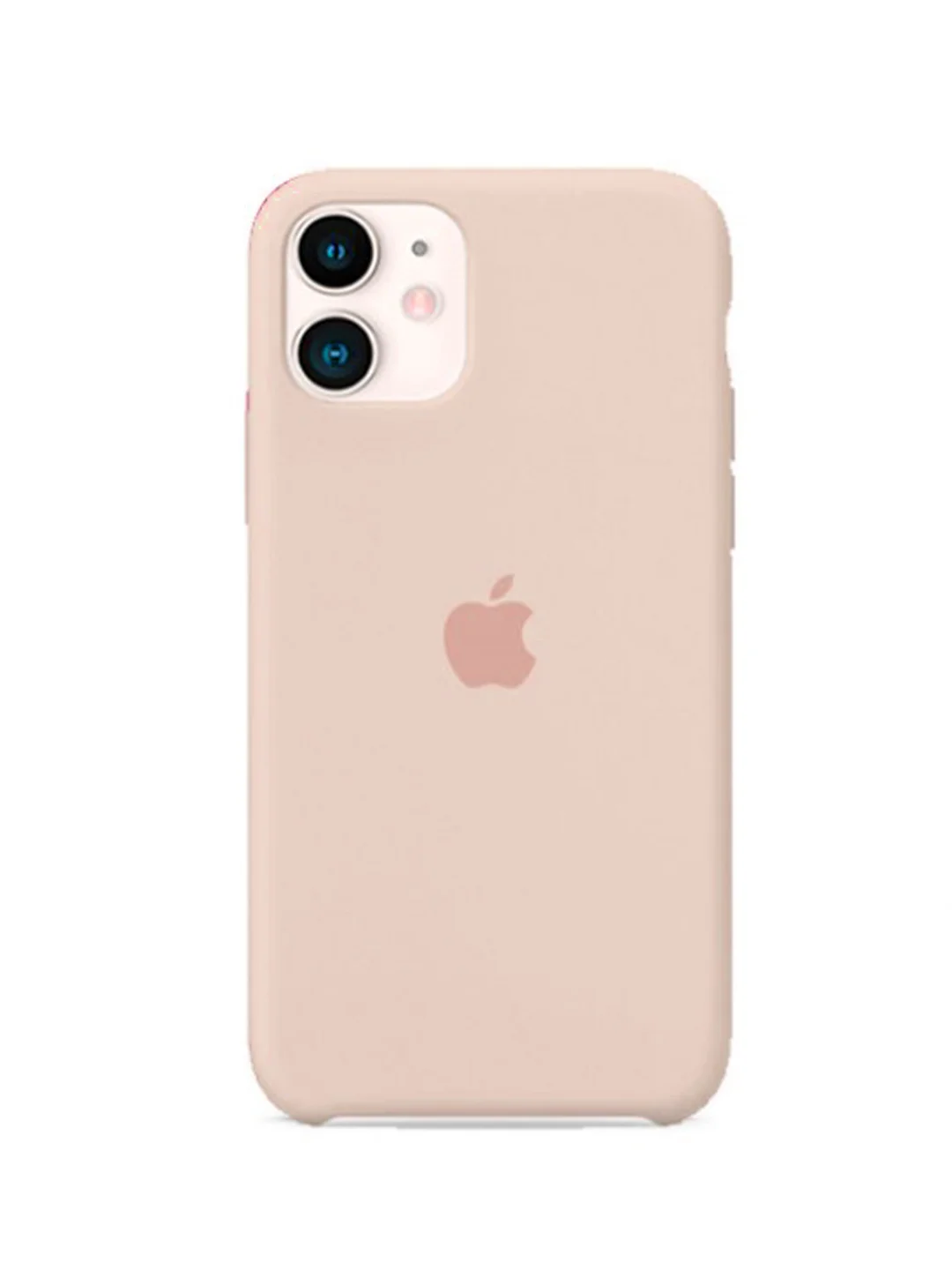 Бежевый чехол силиконовый для iPhone 6/6s/6+/6s+/7/8/7+/8+/X/XS/XR/XS Max/11/11 Pro/SE 2020
