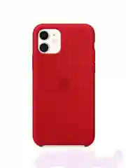 Красный чехол силиконовый для iPhone 6/6s/6+/6s+/7/8/7+/8+/X/XS/XR/XS Max/11/11 Pro/SE 2020