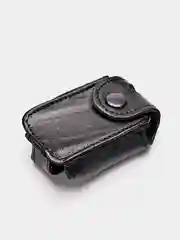 Чехол брелка сигнализации кожа черная от Cenmax Vigilant ST8