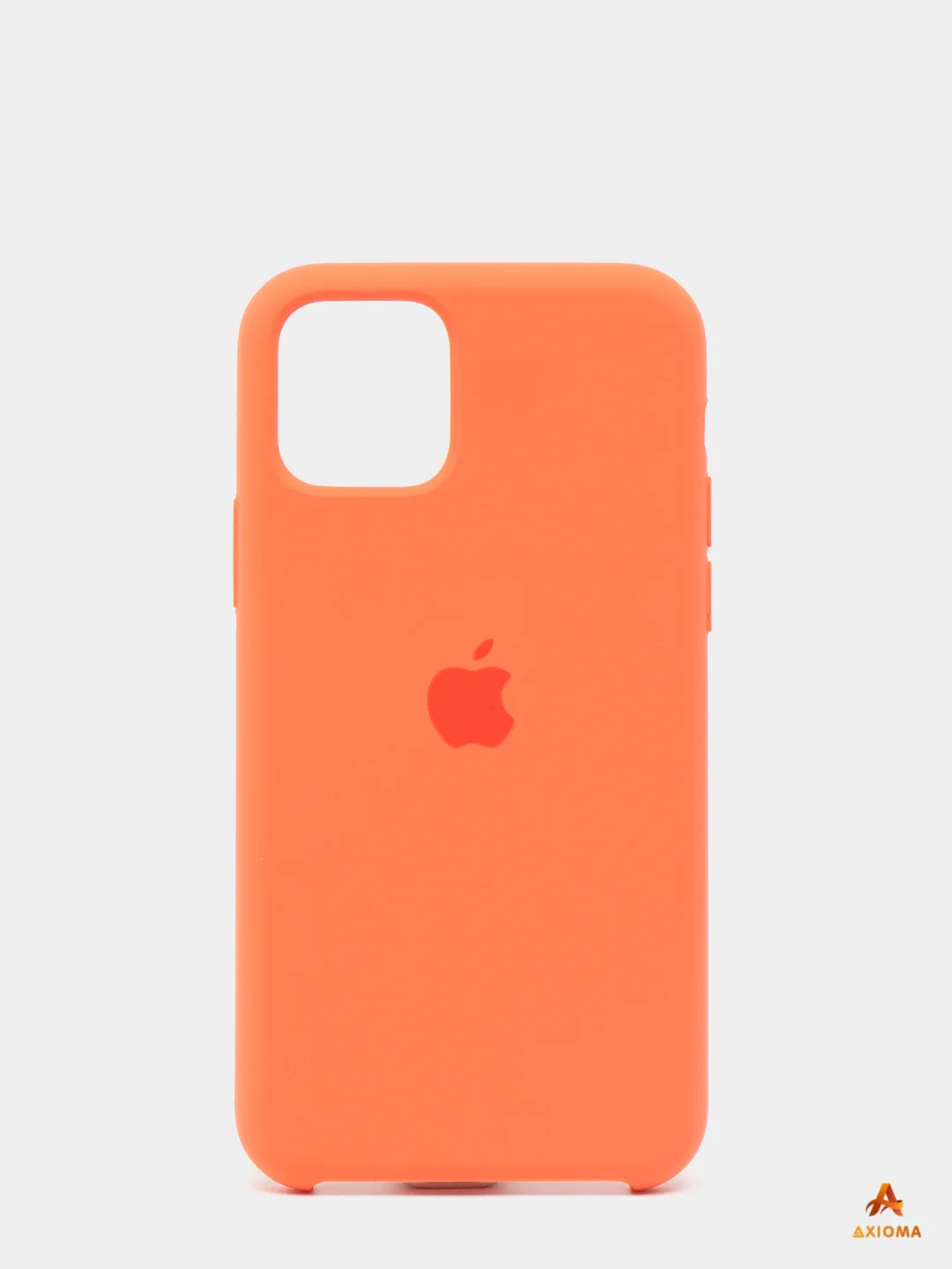 Оранжевый чехол для iPhone 12 / 12 Pro, 6.1", cиликоновый