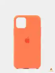 Оранжевый чехол для iPhone 12 / 12 Pro, 6.1", cиликоновый