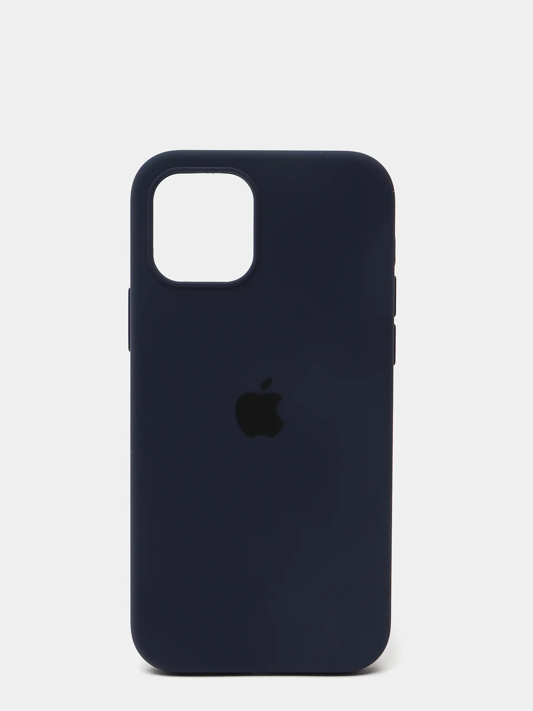 Синий меланж чехол для iPhone 12 / 12 Pro, 6.1", cиликоновый