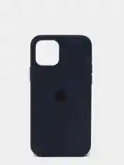Синий меланж чехол для iPhone 12 / 12 Pro, 6.1", cиликоновый