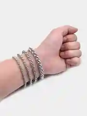 Браслет из нержавеющей стали, мужской, женский