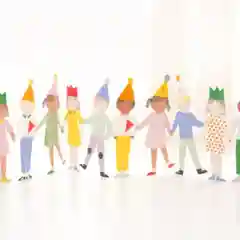 Белый открытка Happy Birdthday, 2 вида
