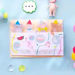 Открытка Happy Birdthday, 2 вида