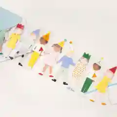 Белый открытка Happy Birdthday, 2 вида