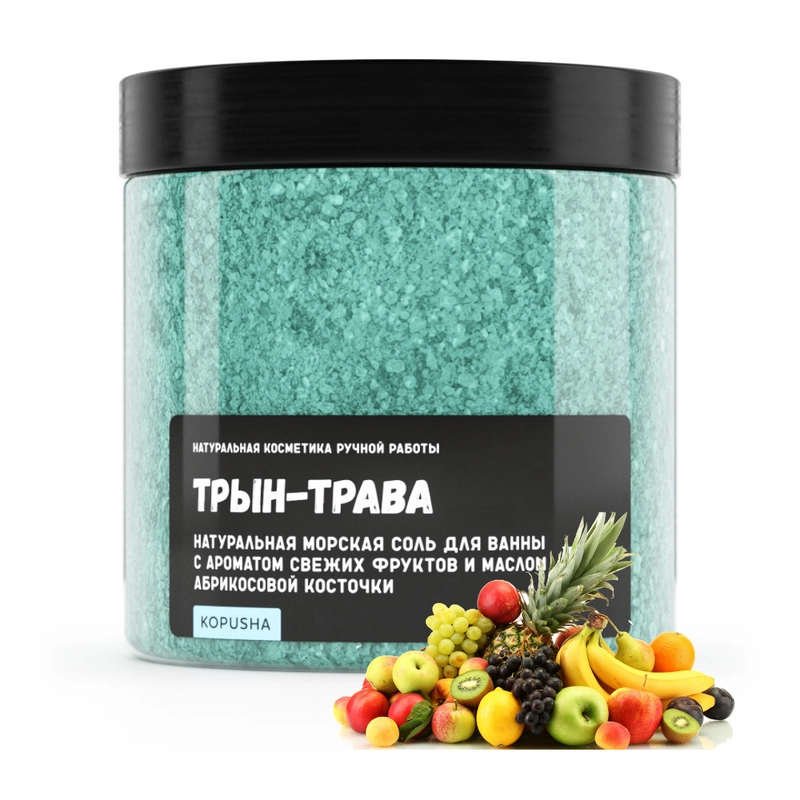 Морская соль для ванны "ТРЫН ТРАВА", 650 г