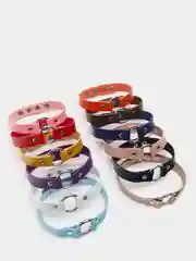 Чокеры на шею с кругом разных цветов
