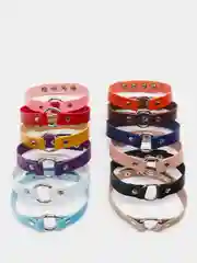 Чокеры на шею с кругом разных цветов