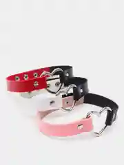 Чокер на шею цветной с  сердцем