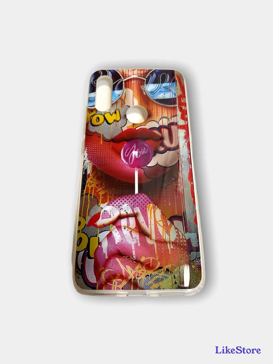 Серый чехол для Xiaomi Redmi 7, Redmi 7A, Redmi 9A, с принтом