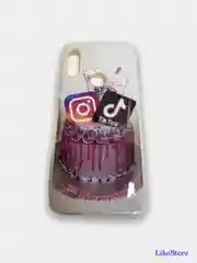 Серебряный чехол для Xiaomi Redmi 7, Redmi 7A, Redmi 9A, с принтом