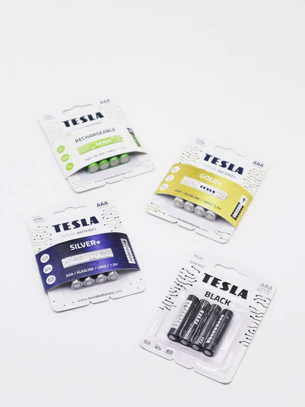 Мизинчиковые батарейки Tesla (AAA) (4 шт)