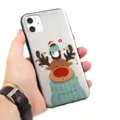 Чехол для iPhone 12 Pro Max, чехол силиконовый "Новый год", Новогодний