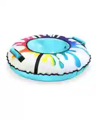 Белый тюбинг с камерой, диаметр 85 см, Nika kids
