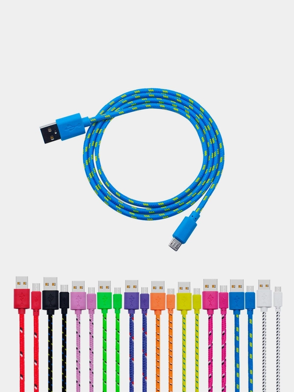 Кабель micro USB, для зарядки, 1 метр