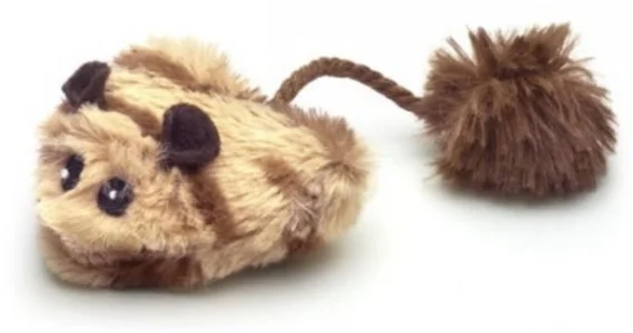 Игрушка для кошки, с перьями, вязанная