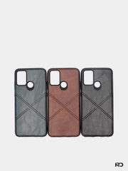 Чехол для Samsung Galaxy A51 A21S A31 A11 A01 A50 M21 A71 A30 A30s, имитация кожи, экокожа