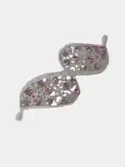 Белый заколка