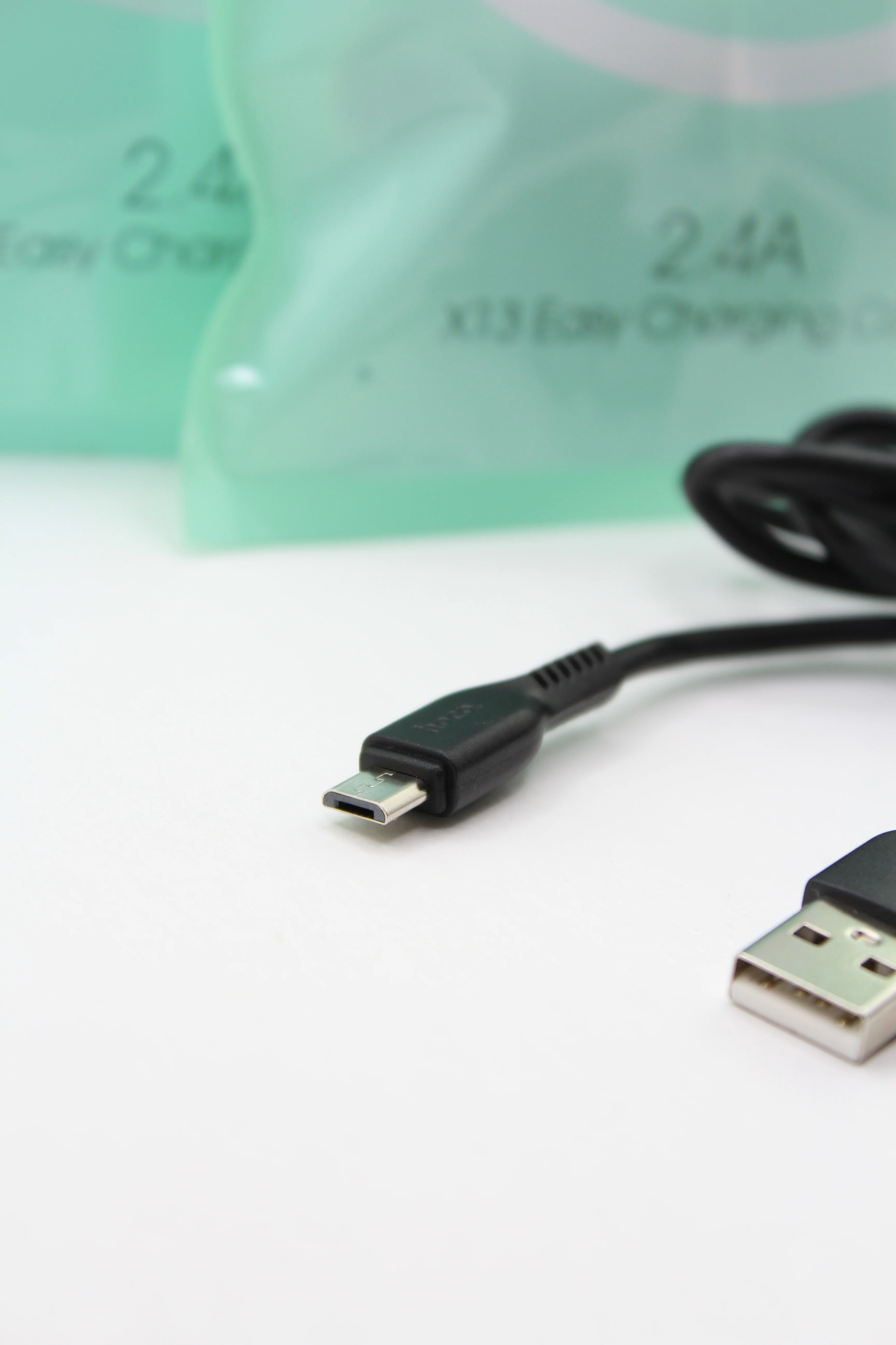 Черный кабель USB HOCO X13 Micro USB для Android (Андроид)