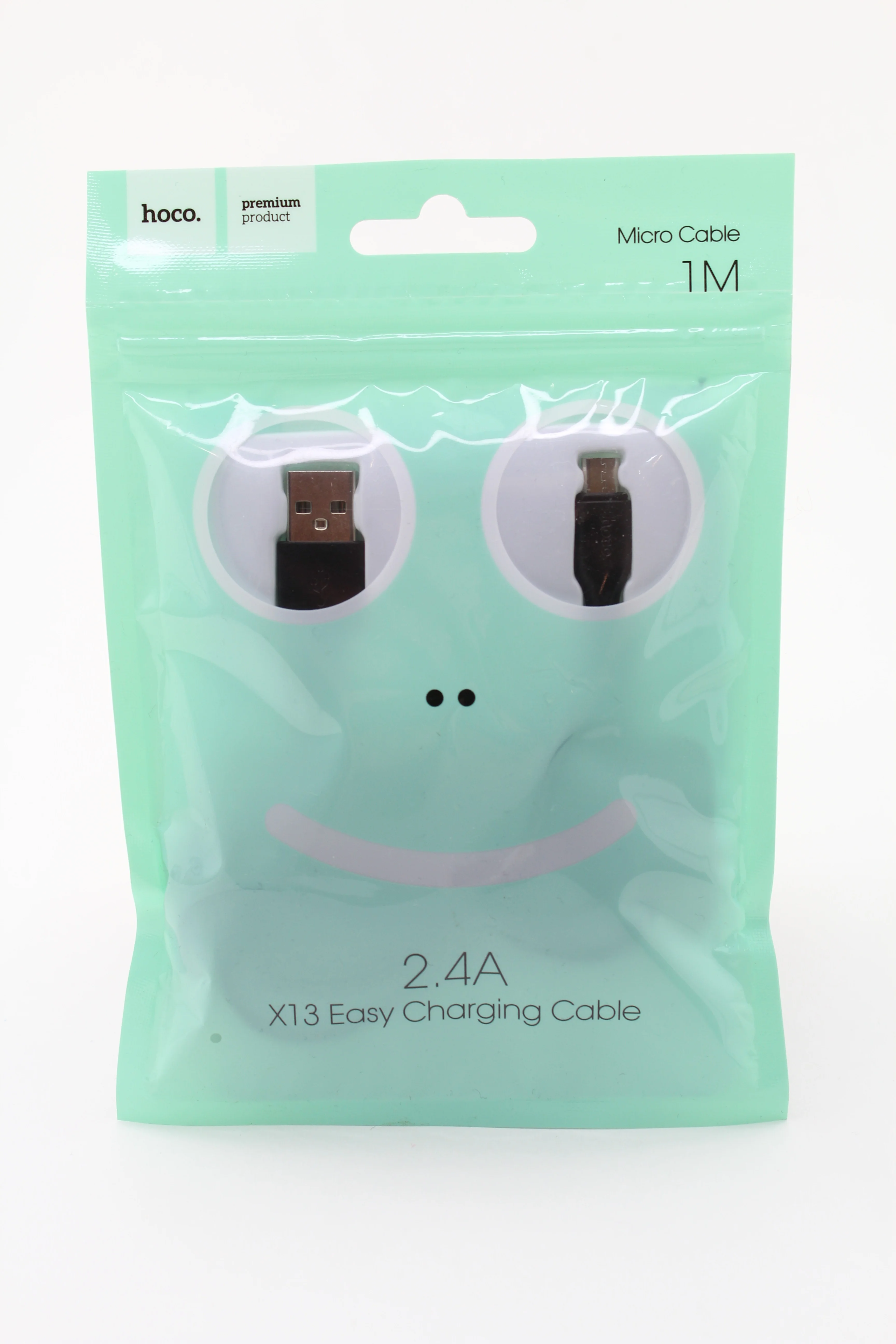 Черный кабель USB HOCO X13 Micro USB для Android (Андроид)