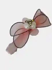 Розовый заколка