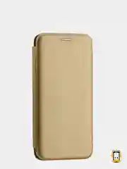 Золотой чехол книжка Samsung Galaxy A3 2017 (A320), Самсунг Галакси А3 2017 (А320)