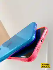 Синий чехол для iPhone 11, 7, 8, SE 2020, Plus, X, XS, XR, Max, Pro прозрачный, 5 цветов