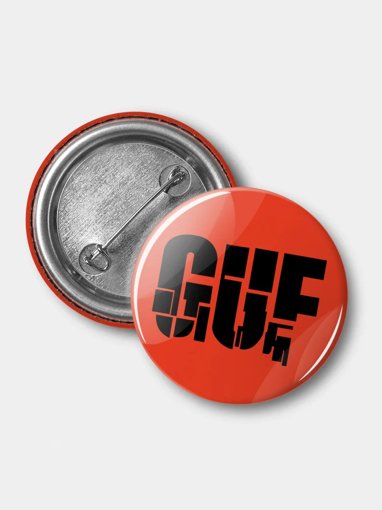 Значок "GUF", 37 мм