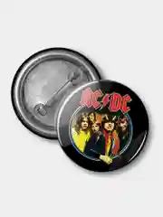 Значок "AC/DC", 37 мм