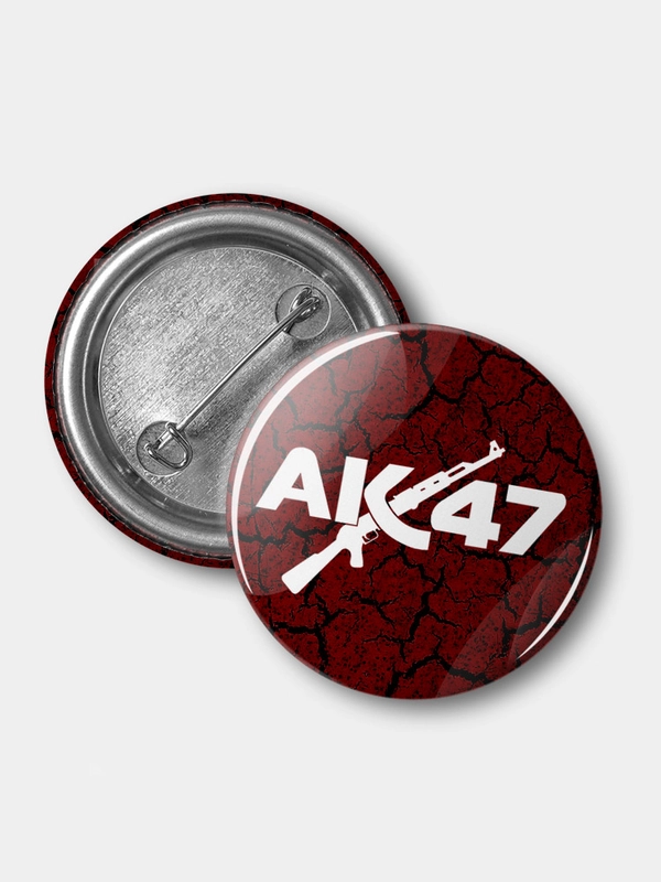 Значок "АК-47", 37 мм