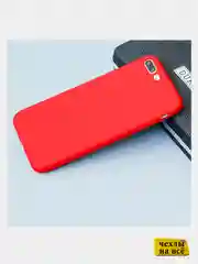 Красный яркий силиконовый чехол для iPhone, 14 цветов