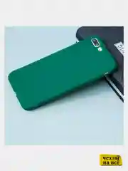 Зеленый яркий силиконовый чехол для iPhone, 14 цветов