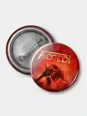 Значок "Accept Heavy Metall", 37 мм