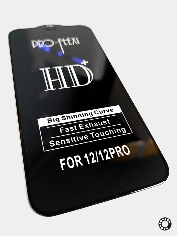 Премиум защитное стекло iPhone 12 Pro, 12, 12 mini в упаковке с салфетками