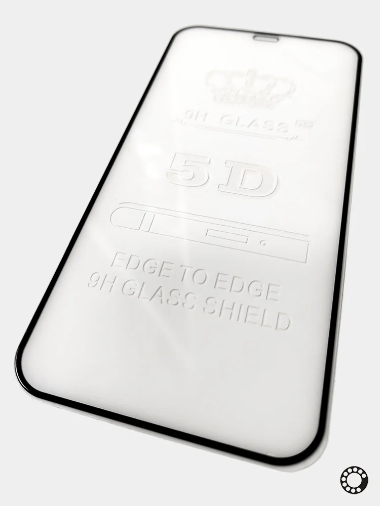 Защитное стекло на iPhone 12 Pro / 12 в упаковке с салфетками